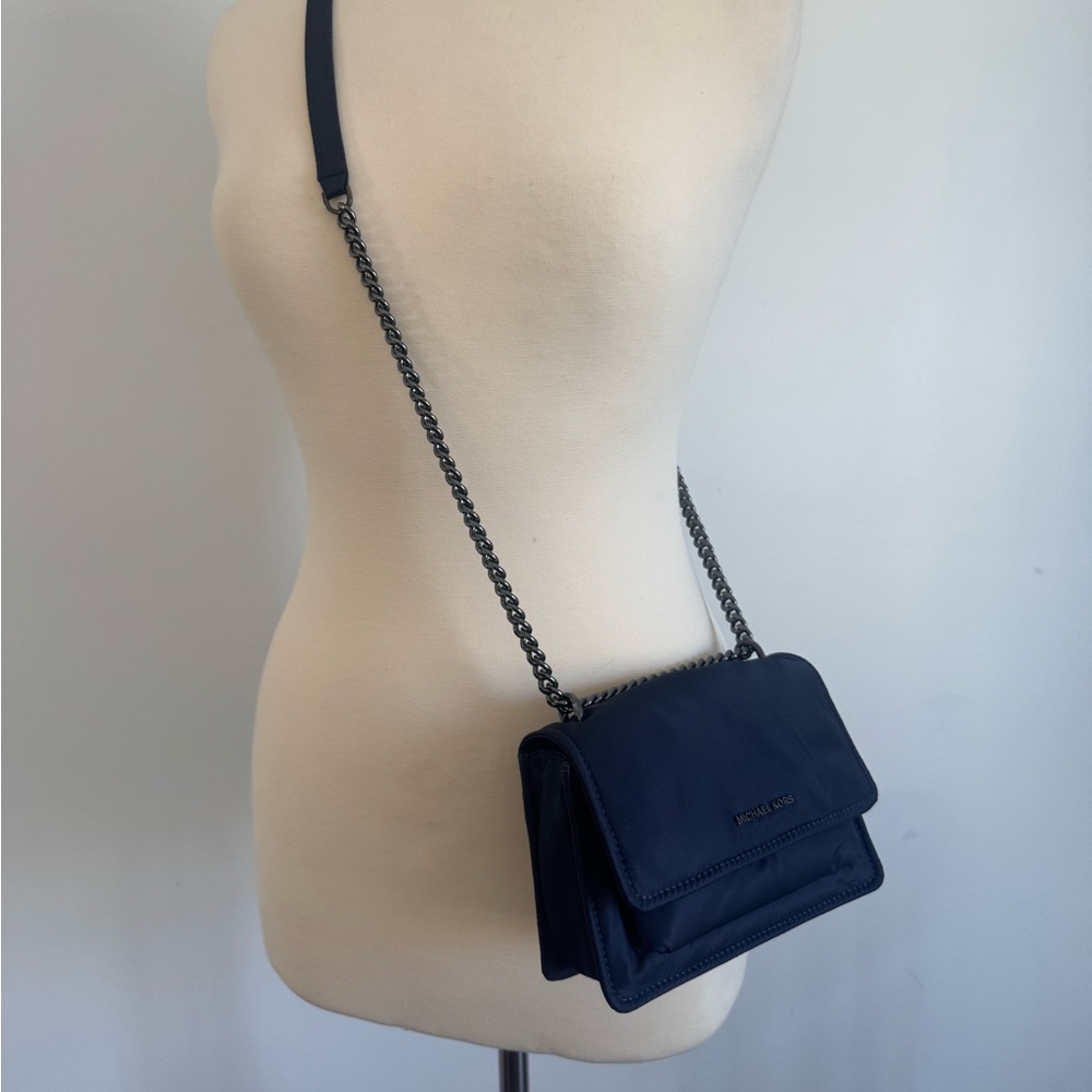 Michael Kors Claire XS Nylon Crossbody & Shoulder Bag - navy - NEW!